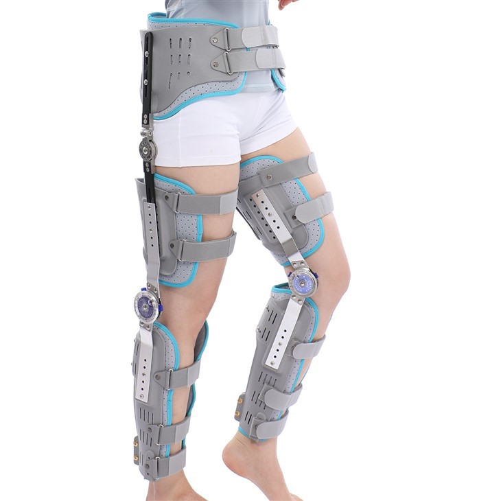 Bilateral hip knee ankle foot brace