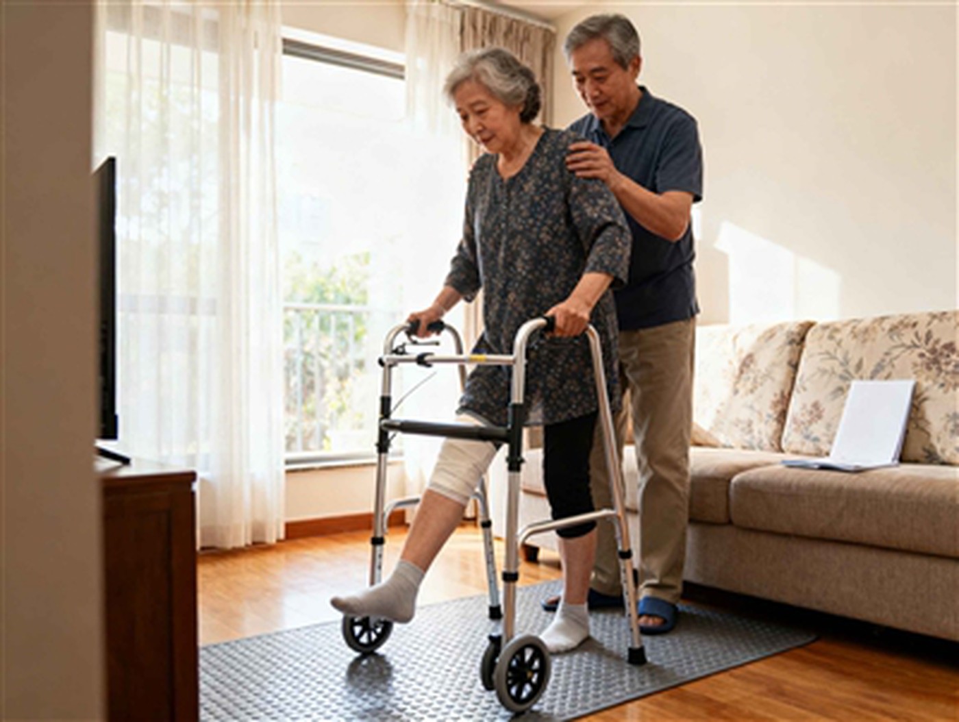 Walker for knee replacement Walker for knee replacement
